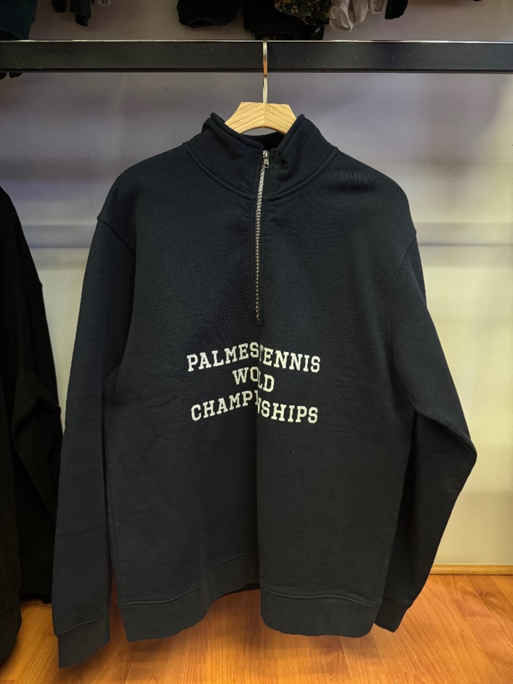 Palmes Championship Zip Sweatshirt - Navy